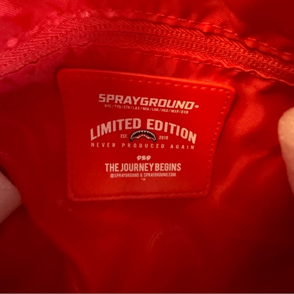 Sprayground Kyotoknit Sharks in Paris Mini Duffel - Picture 9 of 11